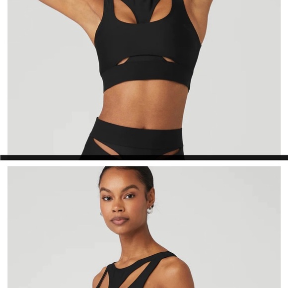 ALO Yoga Other - Alo yoga cutaway black bra nwt black small